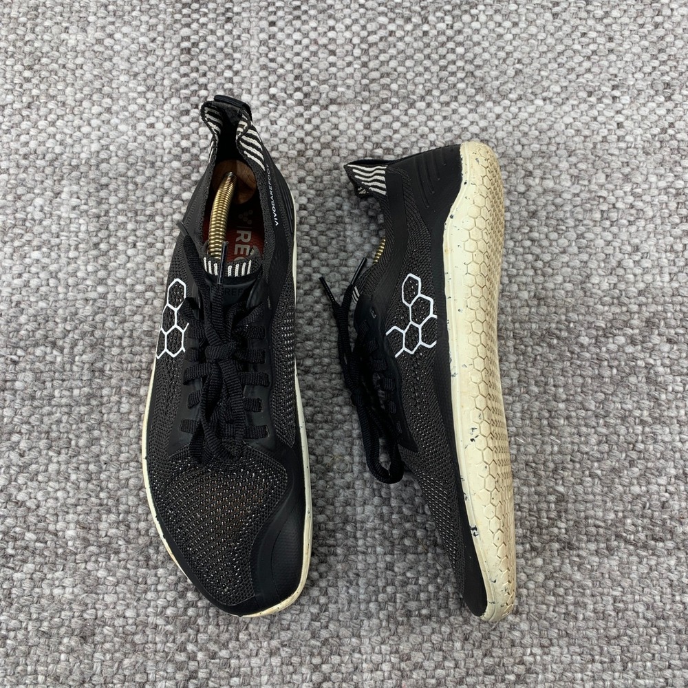 Vivobarefoot Primus Lite III Shoes Womens 40L Black White Minimalist 202054-01